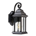 Luminaire mural SAIPH E27 IP23, noir gradable