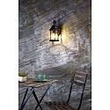 Deko-Light Luminaire mural SAIPH E27 IP23, noir gradable