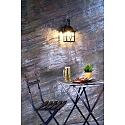 Deko-Light Luminaire mural SARGAS E27 IP23, noir gradable