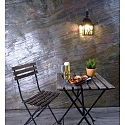 Deko-Light Luminaire mural SARGAS E27 IP23, noir gradable