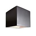 Deko-Light Luminaire mural CUBE haut bas, forme en dé G9 IP20, noir gradable