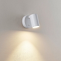 Deko-Light Lampe de lecture CAN TILT ROUND rond, avec interrupteur, pivotant � la cardan GU10 IP20, blanche 