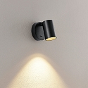 Deko-Light Lampe de lecture CAN TILT ROUND rond, avec interrupteur, pivotant � la cardan GU10 IP20, noir 