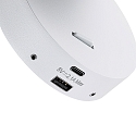 Deko-Light Lampe de lecture CAN TILT ROUND USB rond, avec interrupteur, avec fonction de charge USB, pivotant � la cardan GU10 IP20