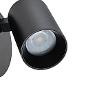 Deko-Light Lampe de lecture CAN TILT ROUND USB rond, avec interrupteur, avec fonction de charge USB, pivotant � la cardan GU10 IP20, noir 