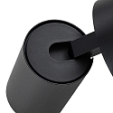 Deko-Light Lampe de lecture CAN TILT ROUND USB rond, avec interrupteur, avec fonction de charge USB, pivotant � la cardan GU10 IP20, noir 