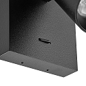Deko-Light Lampe de lecture CAN TILT SQUARE angulaire, avec interrupteur, pivotant � la cardan GU10 IP20, noir 