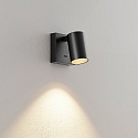 Deko-Light Lampe de lecture CAN TILT SQUARE angulaire, avec interrupteur, pivotant � la cardan GU10 IP20, noir 