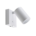 Deko-Light Lampe de lecture CAN TILT SQUARE USB angulaire, avec interrupteur, avec fonction de charge USB, pivotant � la cardan GU10 IP20