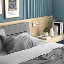 Deko-Light Lampe de lecture CAN TILT SQUARE USB angulaire, avec interrupteur, avec fonction de charge USB, pivotant � la cardan GU10 IP20