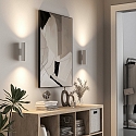 Deko-Light Luminaire mural CAN UP & DOWN haut bas, � 2 flammes, rigide GU10 IP20, blanche