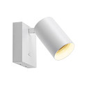 Deko-Light reading lamp CAN TILT SQUARE BASE MIX'N MATCH 1/3 square, with switch, without shade, cardanic swivelling GU10 IP20, white 