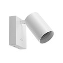 Deko-Light reading lamp CAN TILT SQUARE BASE MIX'N MATCH 1/3 square, with switch, without shade, cardanic swivelling GU10 IP20, white 