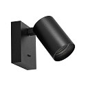 Deko-Light reading lamp CAN TILT SQUARE BASE MIX'N MATCH 1/3 square, with switch, without shade, cardanic swivelling GU10 IP20, black 