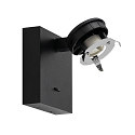 Deko-Light reading lamp CAN TILT SQUARE BASE MIX'N MATCH 1/3 square, with switch, without shade, cardanic swivelling GU10 IP20, black 
