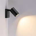 Deko-Light reading lamp CAN TILT SQUARE BASE MIX'N MATCH 1/3 square, with switch, without shade, cardanic swivelling GU10 IP20, black 