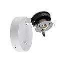 Deko-Light reading lamp CAN TILT ROUND BASE MIX'N MATCH 1/3 round, with switch, without shade, cardanic swivelling GU10 IP20, white 