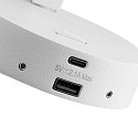 Deko-Light Lampe de lecture CAN TILT ROUND USB BASE MIX'N MATCH 1/3 rond, avec interrupteur, sans abat-jour, avec fonction de charge USB