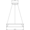 Deko-Light Luminaire � suspension SCULPTORIS 61 IP20, laiteux, blanc mat gradable