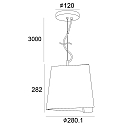 Deko-Light Luminaire � suspension TWISTER II E27 IP20, blanche gradable