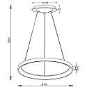 Deko-Light Luminaire � suspension MEROPE 80 IP20, blanche