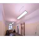 Deko-Light Luminaire � suspension LED PANEL angulaire IP40, aluminium blanc gradable