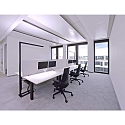 Deko-Light Lampadaire OFFICE THREE PRO MOTION haut bas, avec capteur, Tunable White IP20, noir profond gradable