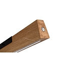 Deko-Light pendant luminaire MADERA wooden lamp IP20, brown, black dimmable