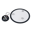 Deko-Light Luminaire � suspension rond IP40, transparent, noir profond gradable