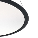 Deko-Light Luminaire � suspension rond IP40, transparent, noir profond gradable