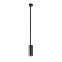 Deko-Light Luminaire � suspension CAN 150 Bas, cylindrique, direct GU10 IP20, noir