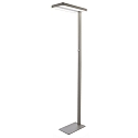 Lampadaire OFFICE TWO UP/DOWN avec interrupteur, direct / indirect, UGR < 19 IP20, argent gradable