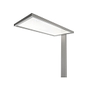 Deko-Light Lampadaire OFFICE ONE TRANSPARENT pour VDU IP20, d�gager, satin�, argent gradable