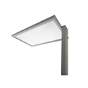 Deko-Light Lampadaire OFFICE ONE TRANSPARENT pour VDU IP20, d�gager, satin�, argent gradable