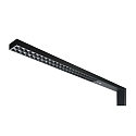 Lampadaire OFFICE THREE MOTION pour VDU, avec capteur, avec grille IP20, gris fonc�, noir mat gradable