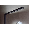 Lampadaire OFFICE THREE MOTION pour VDU, avec capteur, avec grille IP20, gris fonc�, noir mat gradable
