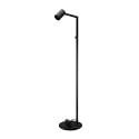 Lampadaire CAN TILT avec prise de courant, commutable, pivotant � la cardan GU10 IP20, noir 