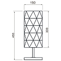 Deko-Light Lampe de table ASTEROPE LINEAR IP20, blanc mat gradable