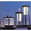 Deko-Light Lampe de table � accu LACERTAE USB haut bas, avec connexion USB, avec poign�e IP54, gris fonc� gradable