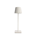 Deko-Light Lampe de table � accu SHERATAN II haut bas, avec variateur tactile IP54, blanche gradable