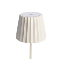 Deko-Light Lampe de table � accu SHERATAN II haut bas, avec variateur tactile IP54, blanche gradable