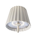 Deko-Light Lampe de table � accu SHERATAN II haut bas, avec variateur tactile IP54, blanche gradable