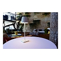 Deko-Light Lampe de table � accu SHERATAN II haut bas, avec variateur tactile IP54, blanche gradable