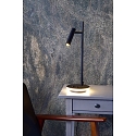 Deko-Light Lampe de table BRAHE avec interrupteur, avec spot LED, direct / indirect IP20, noir  