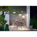 Deko-Light T�te de luminaire MIRAM avec variateur tactile, fixation magn�tique IP54, noir gradable