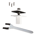 Lampe de table OFFICE THREE STANDARD MOTION haut bas, avec capteur, avec variateur tactile IP20, blanc trafic gradable