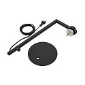 Deko-Light Lampe de table CAN TILT BASE MIX'N MATCH 1/3 avec interrupteur, sans abat-jour, avec prise de courant GU10 IP20, noir 