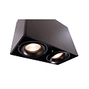 Deko-Light Luminaire de plafond MONA, II GU10 IP20, noir 