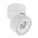 Deko-Light LED ceiling luminaire UNI II, 9W 3000K 670lm 35�, dimmable, white