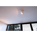 Deko-Light LED ceiling luminaire UNI II, 9W 3000K 670lm 35�, dimmable, white